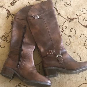 Tall brown Leather boots